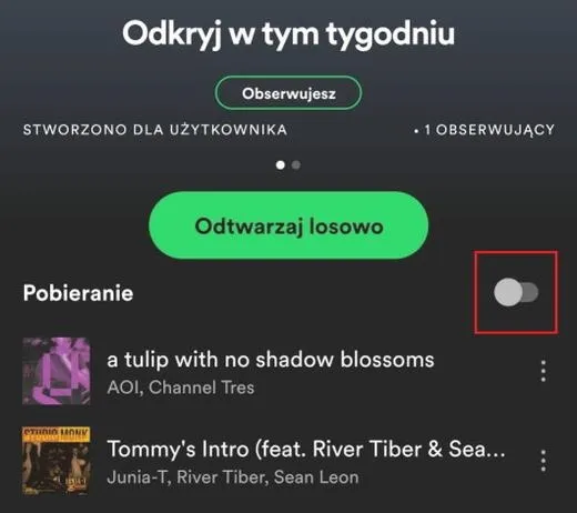 Jak słuchać muzyki offline na Spotify? Pobieranie utworów krok po kroku