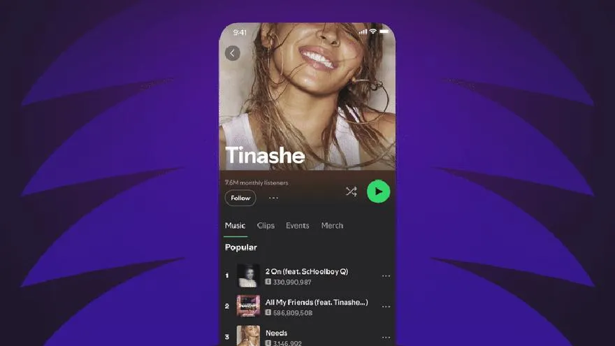 Kod do Spotify