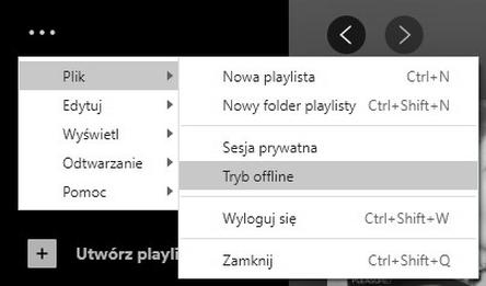 Konwersja muzyki Spotify