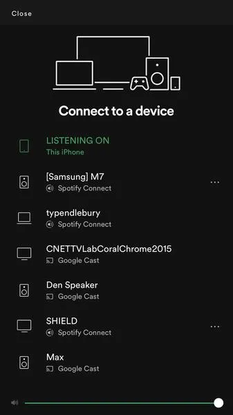 Problemy z Spotify Connect