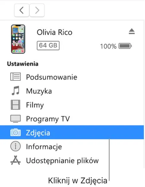 Przenieść muzykę z iPoda