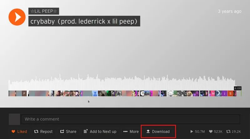 SoundCloud na Androida