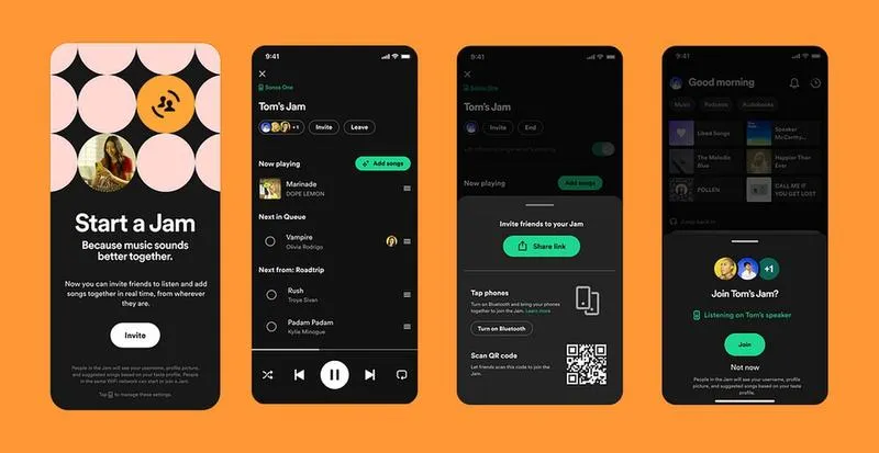 Zarządzanie utworami Spotify